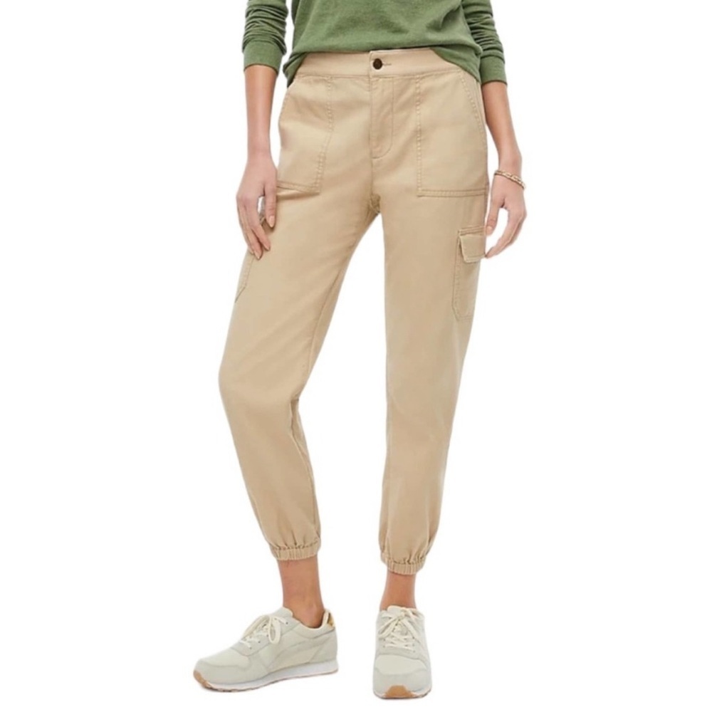 J.Crew Khaki Utility Cargo Pants Size 4P NWT
